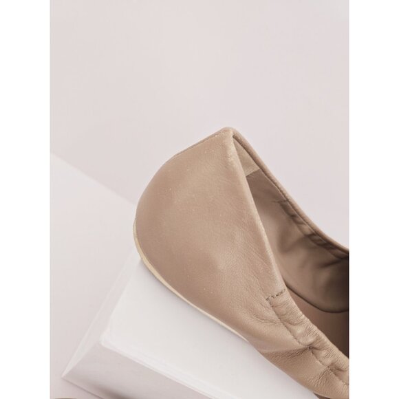 Mercedes Castillo Erin Beige Nude Leather Ballet Slip On Loafer Flats Shoes 8 38 - Picture 6 of 14